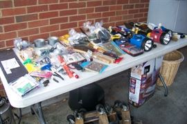 We have an entire two car garage/carport completely FILLED with tools, nice kitchen items, bric brac, too much to list!!  Almost could be a separate sale!