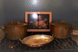 Copper cookware - in the kitchen