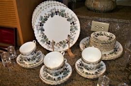 Royal Worcester - service for 6 plus a few extra pieces