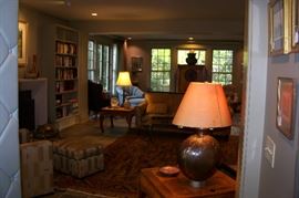 View of the large den - from the kitchen