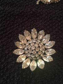 Costume rhinestone pin