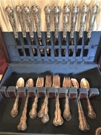 Strasburg sterling flatware - 