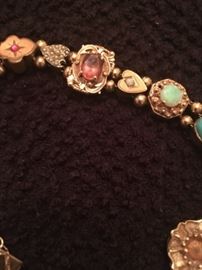 14K gold slide bracelet