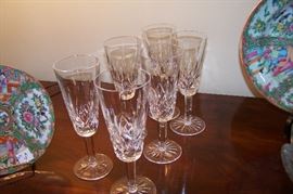 Waterford "Lismore"  There are a total of 12, priced in two sets of 6