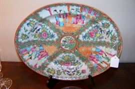 Early Rose Medallion platter