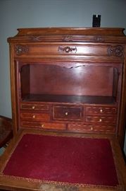 Interior of the French desk