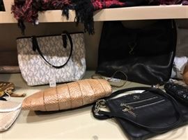 Michael Kors and a lizard Judith Leiber