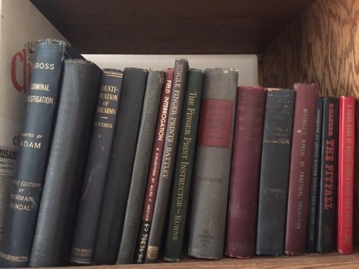 Vintage Criminology Books circa 1920's & 1930's