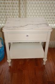 Side table, with marble top