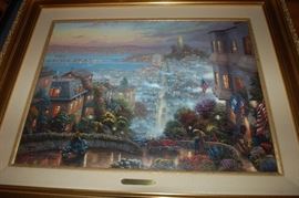 Thomas Kinkade 18" x 24" limited edition print, 30 of 1200 G/P Canvas