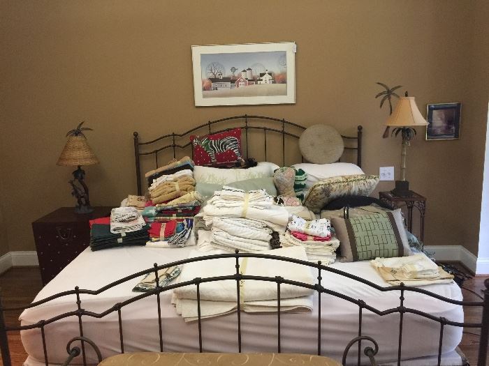 Linens, towels, placemats and napkins