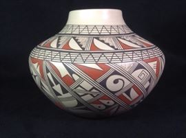  Fannie Nampeyo Hopi Polychrome Pot 