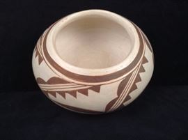  Nellie Nampeyo Hopi Brown On Buff Pot 