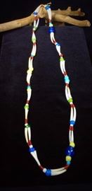 Bead and shell necklace