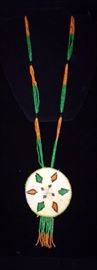 Beaded Medallion Necklace
