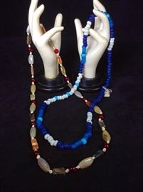 Beaded necklaces trade and other