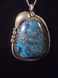 Bisbee Turquoise Sterling Necklace