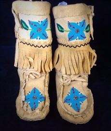 Canadian Beaded Moccasins 
