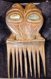 Double Eagle Comb With Inlay