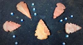 five arrowheads