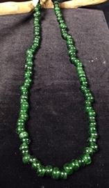 Green Glass Trade Beads