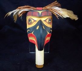 Joe Peters Jr Kwakiutl Rattle