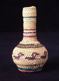 Mary McKay Ucluelet Basketry Bottle