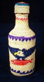 Mary McKay Ucluete Basketry Bottle