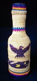 Nootka Basketry Bottle