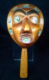 NW Coast Wood Abalone Rattle