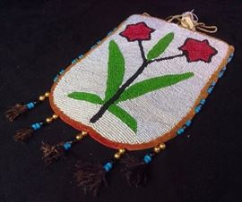 Plateau Fully Beaded Bag 