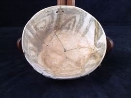 Prehistoric Bowl Black On White Hoover Collection