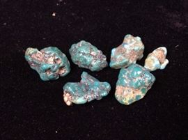 Rough or raw turquoise
