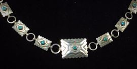 Silver and Turquoise Belt