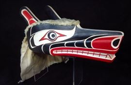 Wayne Alfred Kwakiutl Wolf Mask