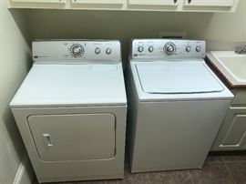 Maytag Centennial Commercial Technology Washer & Dryer (electric). Dryer (October 2009) model#/serial#: MEDC400VW0/MY4182271. Washer (October 2009) model#/serial#: MVWC6ESWW1/CY4441345