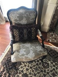 Upholstered occasional chair