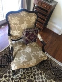 Upholstered occasional chair