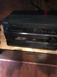 Samsung DVD/VHS player, Onkyo receiver 