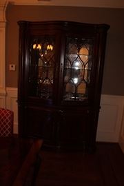 Lighted china cabinet (made in the USA)
