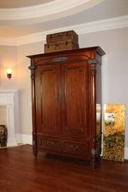 Drexel Heritage Armoire. 64" l, 24" w, 91" h
