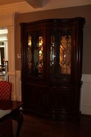 Lighted china cabinet (made in USA)
