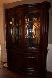 Lighted china cabinet (made in the USA)