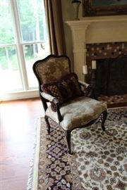 Upholstered occasional chair