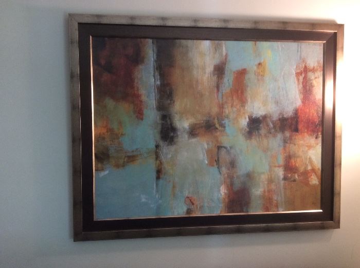 Abstract framed art