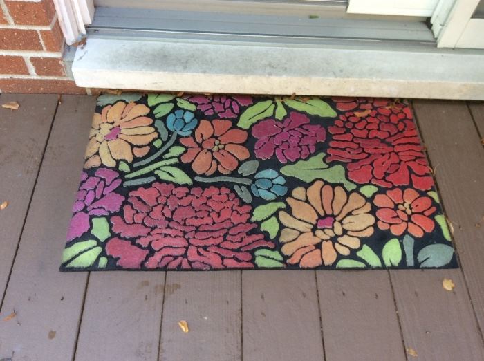 Colorful door mats