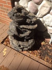 Soothing rock fountain