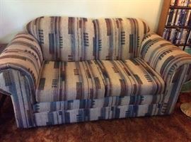 Sofa with matching love seat, coffee table with 2 matching end tables