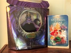 The Little Mermaid VHS and Ursula the Sea With from The Villains Collection