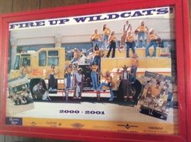 Fire Up Wildcats print 2000-2001
